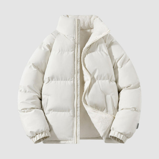 Charlotte | Winterjacke Damen Fleecegefütterte Kapuzen-Pufferjacke