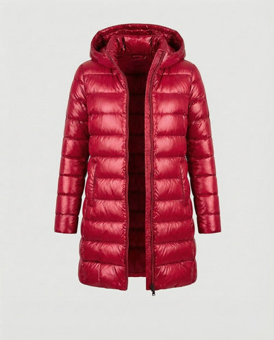 Annika | Winterjacke Damen Ultraleichte Slim-Fit Daunenjacke mit Kapuze