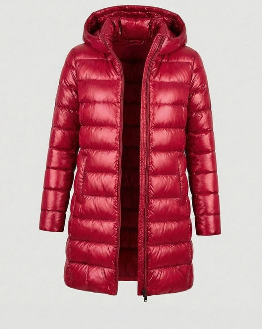 Johanna | Winterjacke Damen Ultraleichte Slim-Fit Daunenjacke mit Kapuze