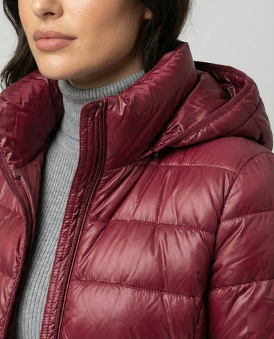 Annika | Winterjacke Damen Ultraleichte Slim-Fit Daunenjacke mit Kapuze