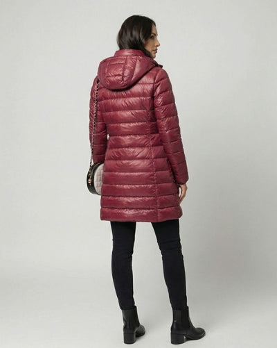 Johanna | Winterjacke Damen Ultraleichte Slim-Fit Daunenjacke mit Kapuze