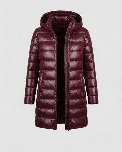 Annika | Winterjacke Damen Ultraleichte Slim-Fit Daunenjacke mit Kapuze