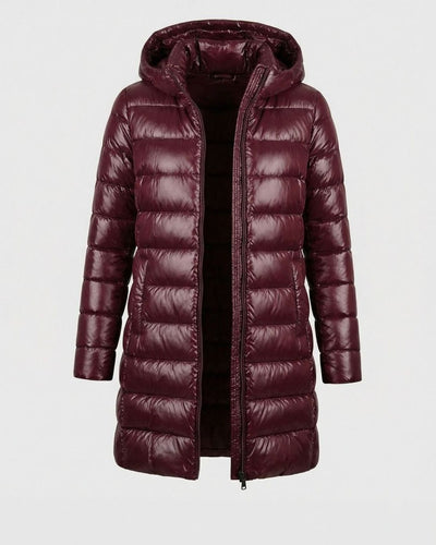 Johanna | Winterjacke Damen Ultraleichte Slim-Fit Daunenjacke mit Kapuze