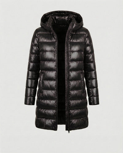 Annika | Winterjacke Damen Ultraleichte Slim-Fit Daunenjacke mit Kapuze