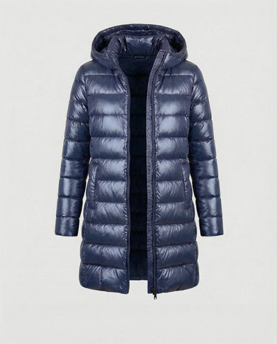 Annika | Winterjacke Damen Ultraleichte Slim-Fit Daunenjacke mit Kapuze