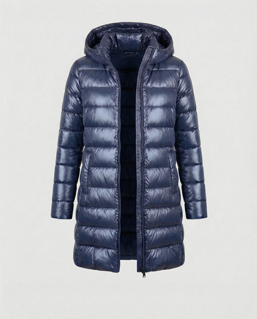 Annika | Winterjacke Damen Ultraleichte Slim-Fit Daunenjacke mit Kapuze