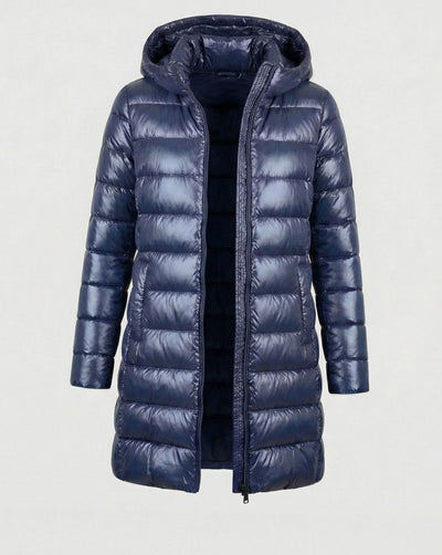 Johanna | Winterjacke Damen Ultraleichte Slim-Fit Daunenjacke mit Kapuze