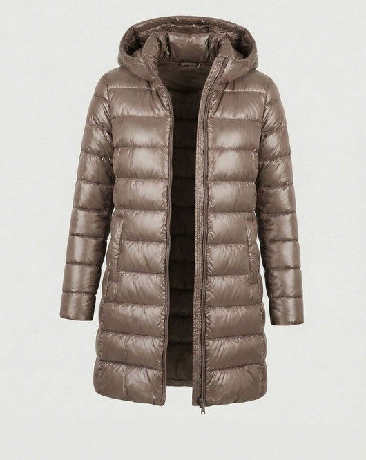 Johanna | Winterjacke Damen Ultraleichte Slim-Fit Daunenjacke mit Kapuze