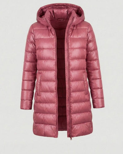 Johanna | Winterjacke Damen Ultraleichte Slim-Fit Daunenjacke mit Kapuze