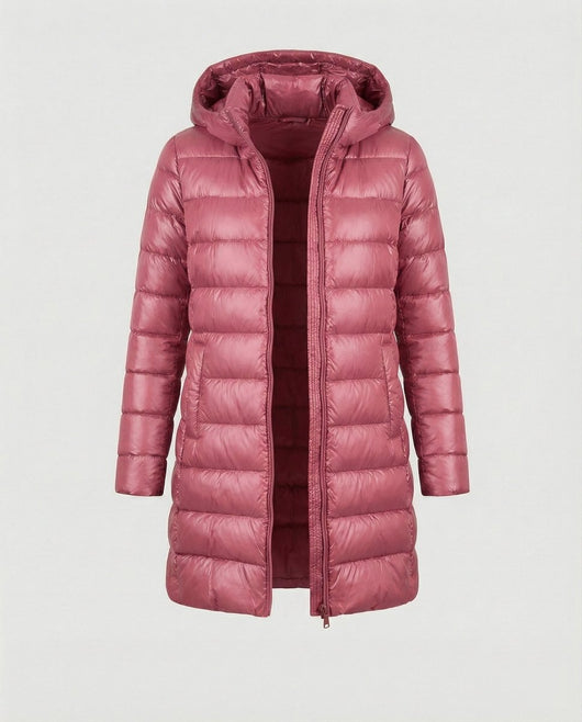Annika | Winterjacke Damen Ultraleichte Slim-Fit Daunenjacke mit Kapuze
