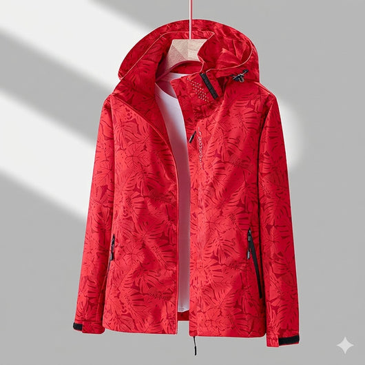 Amelie | Winterjacke Damen Wasserdichte Gefütterte Outdoorjacke mit Kapuze
