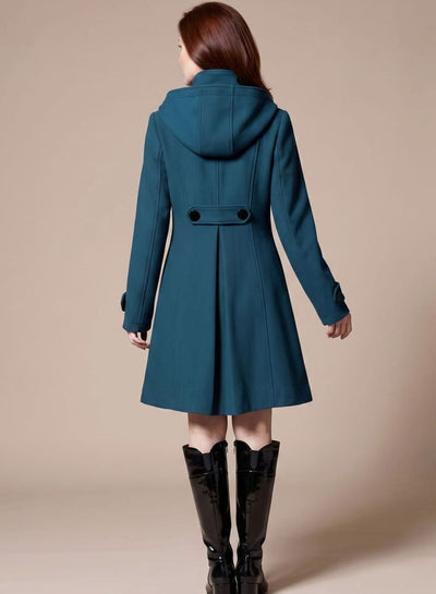 Leonie | Wintermantel Damen Eleganter Mantel mit Seitentaschen