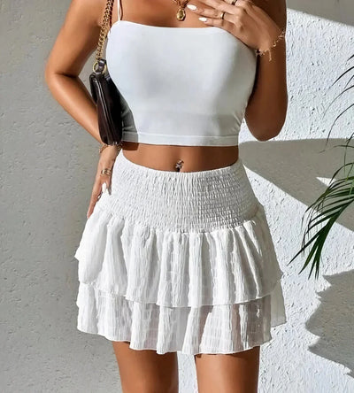 Nicole | Damen Frühlings-Minikleid im Rockstil