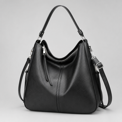 Wrayford Hobo Shoulder Bag in black