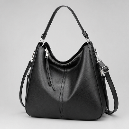 Wrayford Hobo Shoulder Bag in black